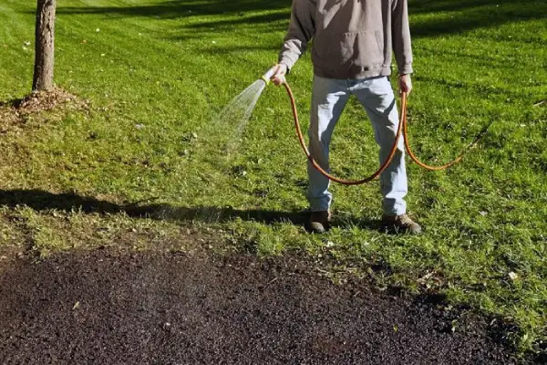 "Even lawn watering ensuring lush, vibrant, and hydrated grass"